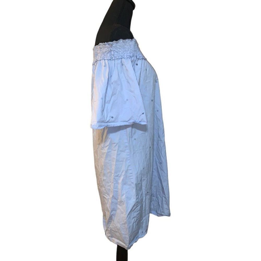 Spense Chambray Off The Shoulder Dress - Picture 3 of 6